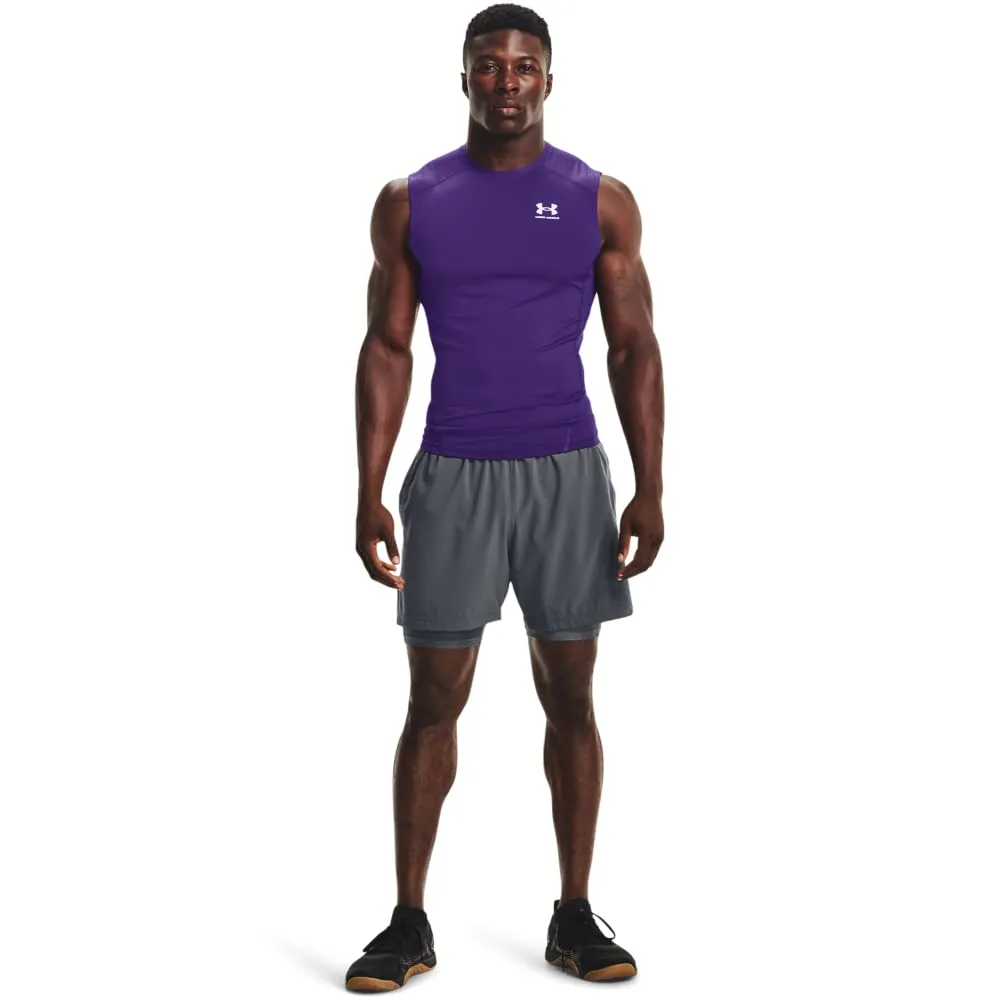 Under Armour Maglietta HeatGear senza maniche a compressione da uomo - immagine 4