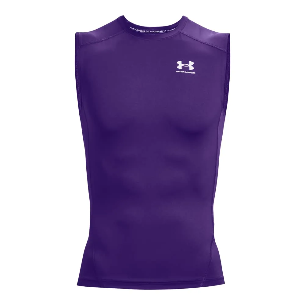 Under Armour Maglietta HeatGear senza maniche a compressione da uomo - immagine 6