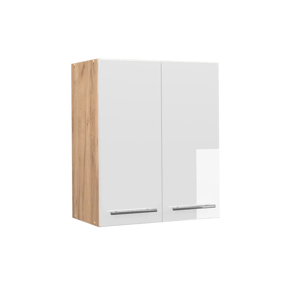 Vicco Pensile da cucina Fame-Line, Bianco lucido, 60 cm - immagine 1