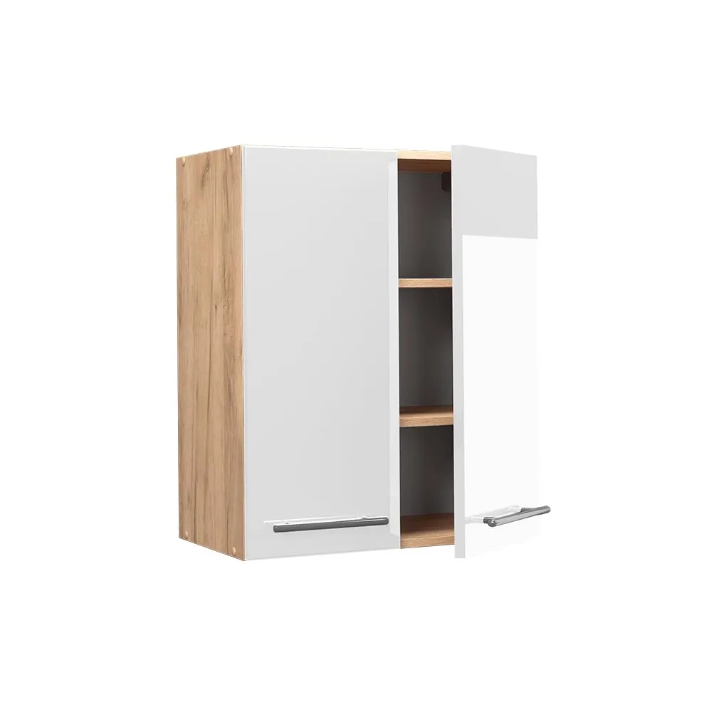 Vicco Pensile da cucina Fame-Line, Bianco lucido, 60 cm - immagine 4