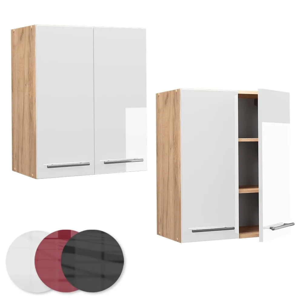 Vicco Pensile da cucina Fame-Line, Bianco lucido, 60 cm - immagine 5