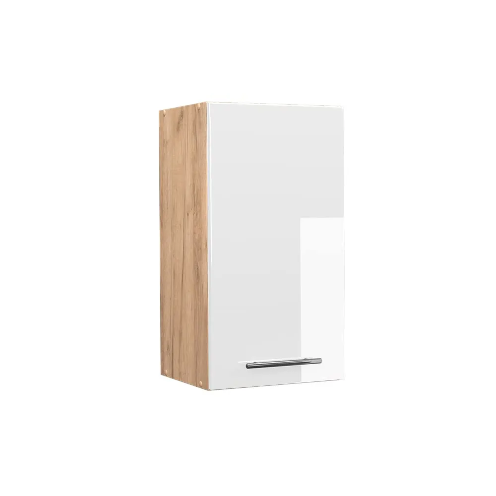 Vicco Pensile da cucina Fame-Line, Bianco lucido, 40 cm - immagine 1
