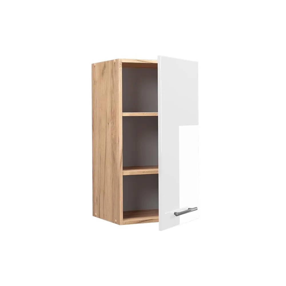 Vicco Pensile da cucina Fame-Line, Bianco lucido, 40 cm - immagine 4