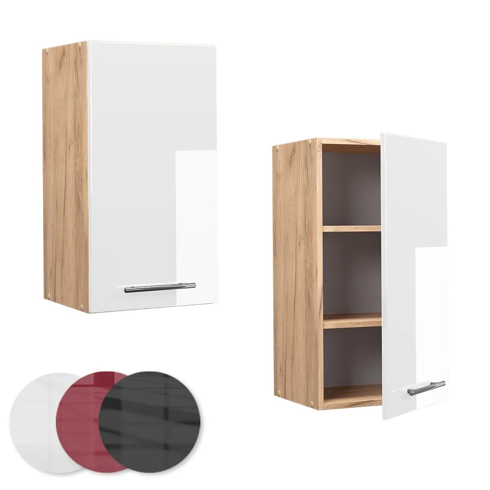 Vicco Pensile da cucina Fame-Line, Bianco lucido, 40 cm - immagine 5