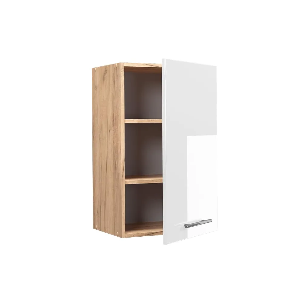 Vicco Pensile da cucina Fame-Line, Bianco lucido, 45 cm - immagine 4