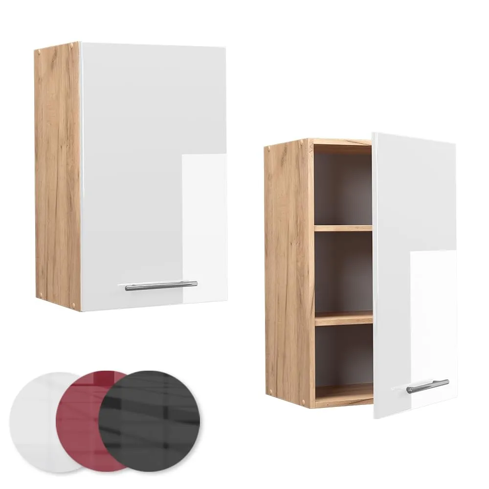 Vicco Pensile da cucina Fame-Line, Bianco lucido, 45 cm - immagine 5