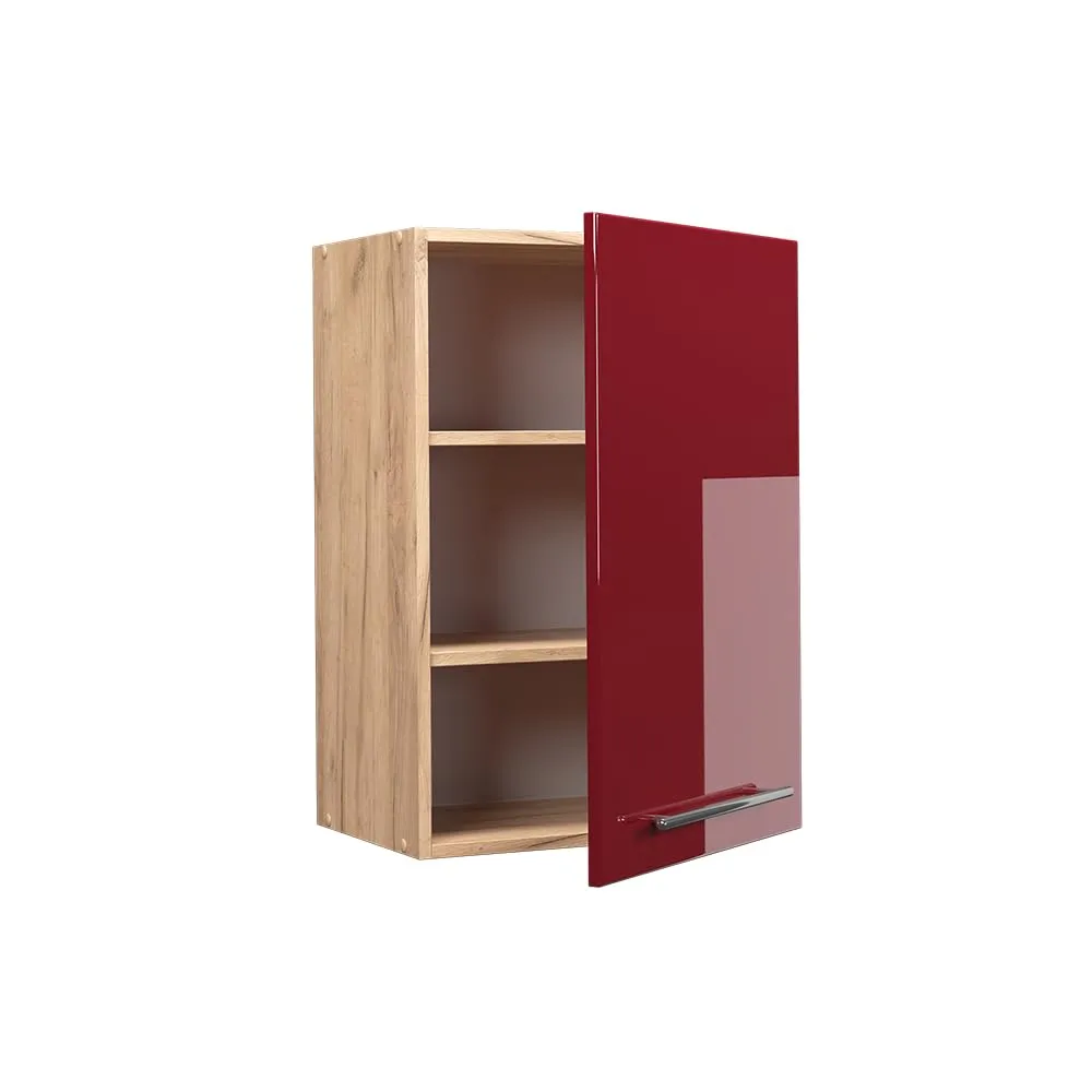 Vicco Pensile da Cucina Fame-Line, Bordeaux Lucido, 50 cm - immagine 4
