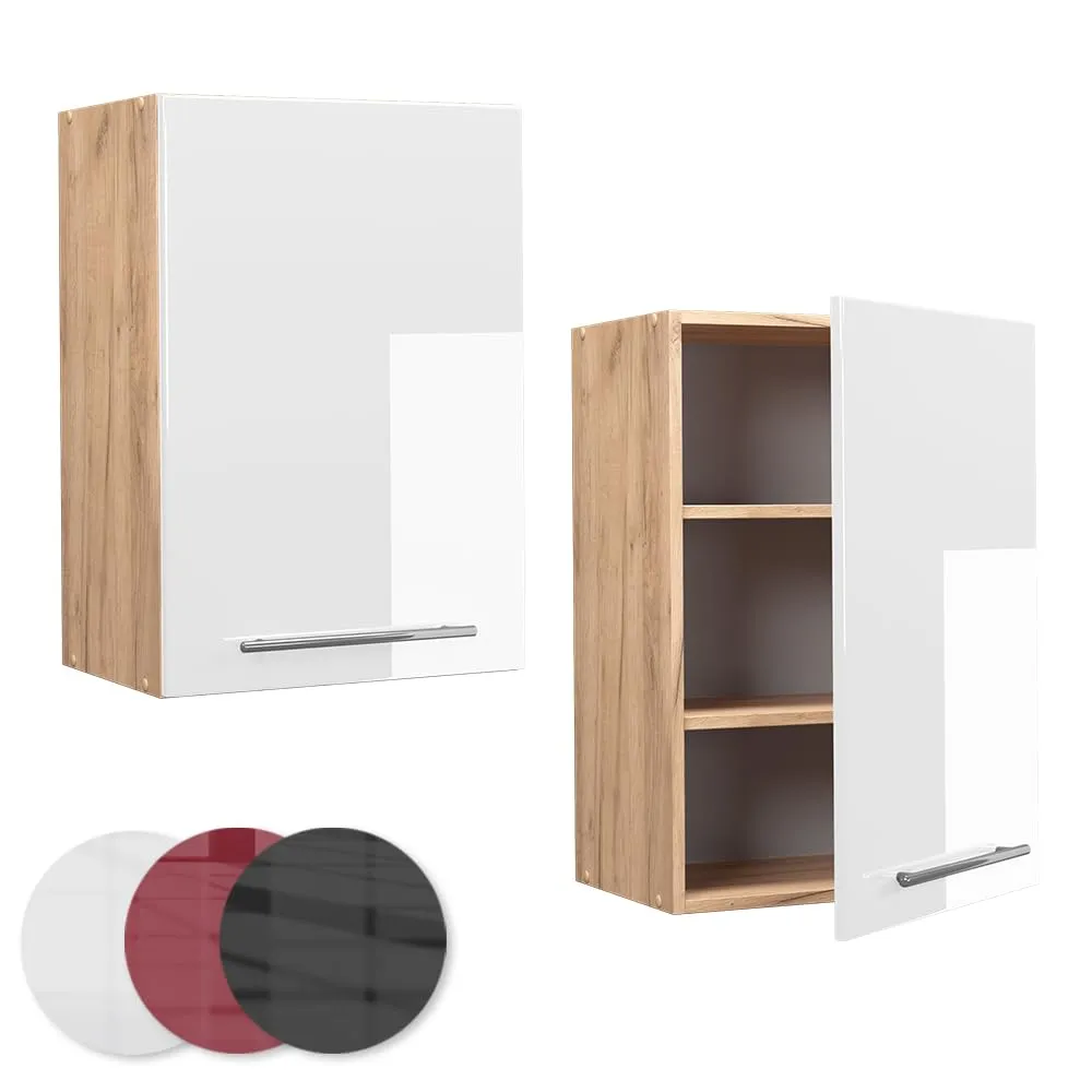 Vicco Pensile da cucina Fame-Line, Bianco lucido, 50 cm - immagine 5