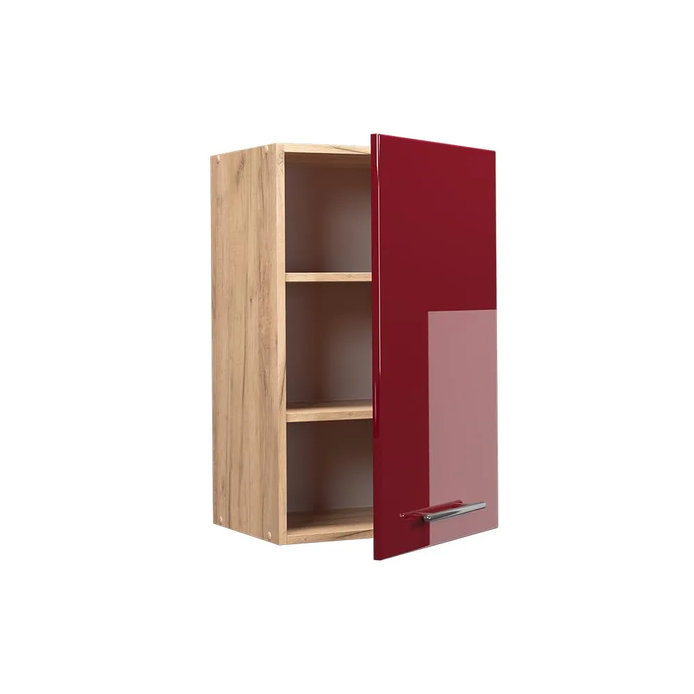 Vicco Pensile da cucina Fame-Line, Bordeaux lucido, 45 cm - immagine 4