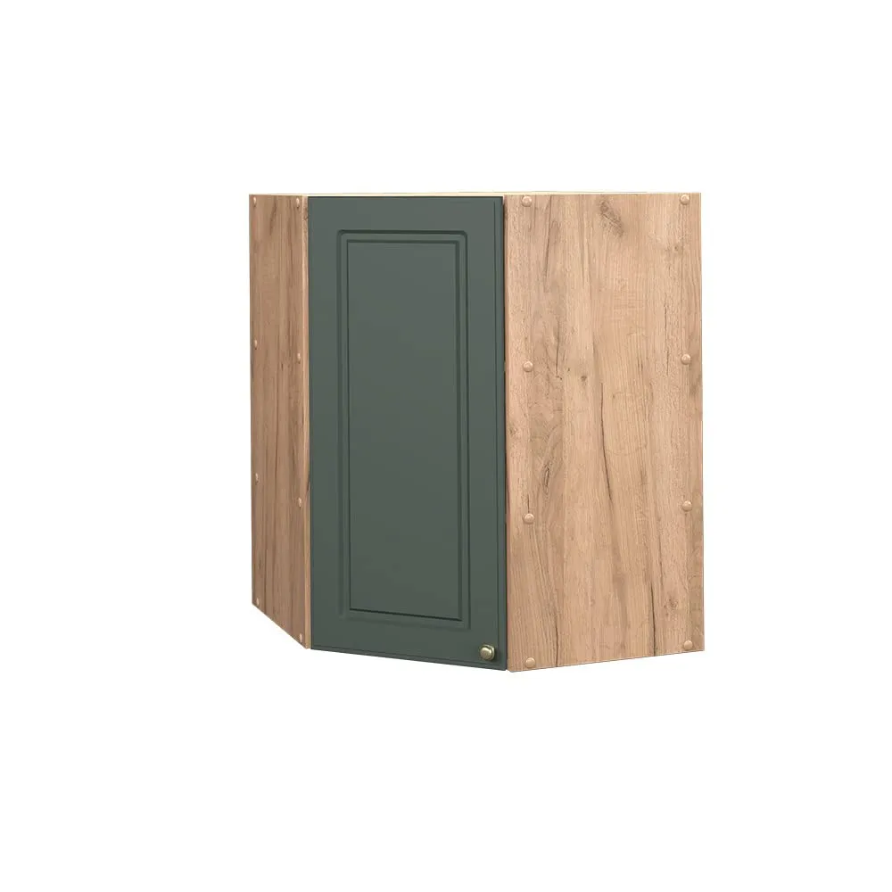 Vicco Fame-Line Pensile Angolare da Cucina, Verde-oro Country, 57 cm - immagine 1