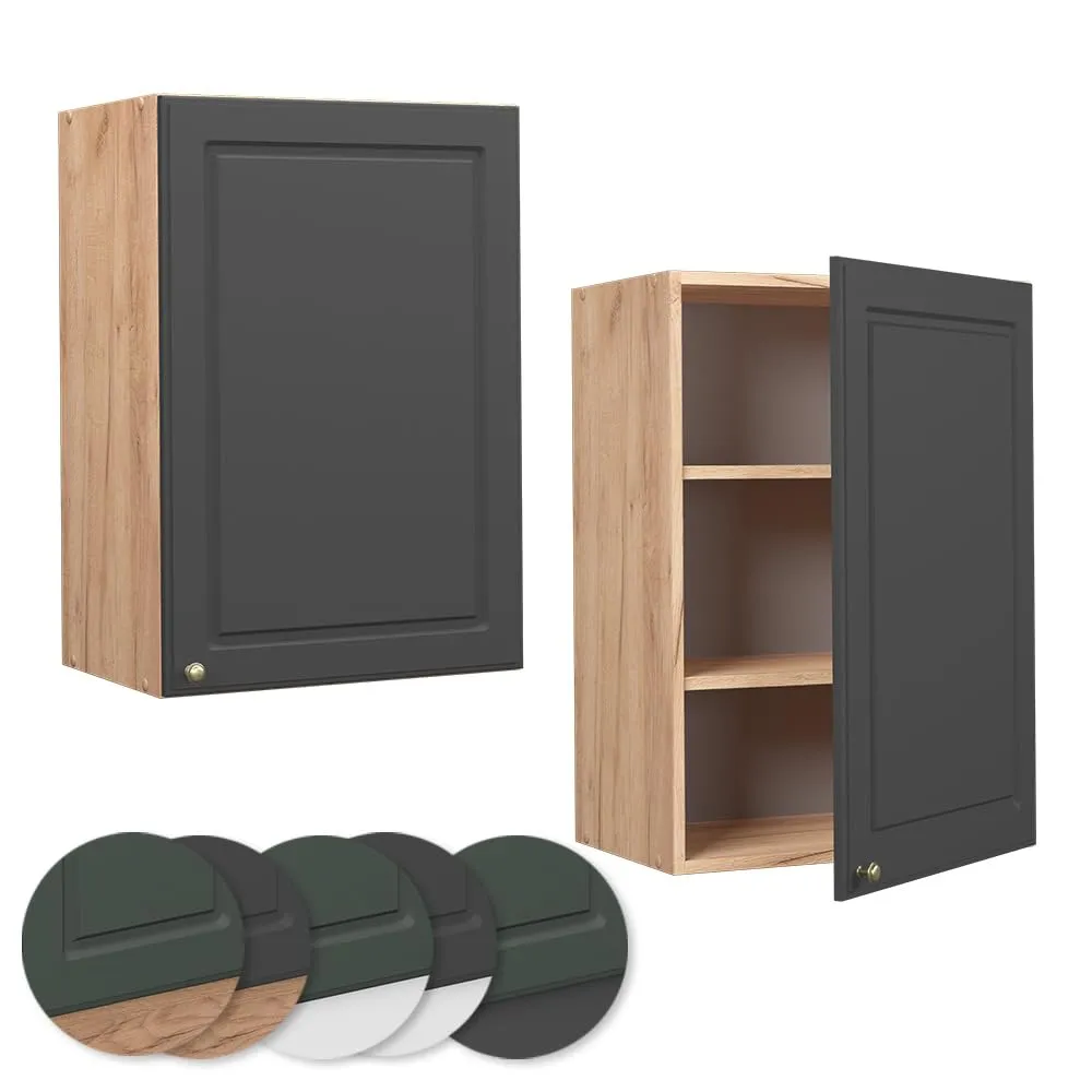 Vicco Pensile da cucina Fame-Line, Antracite-oro, 50 cm - immagine 5