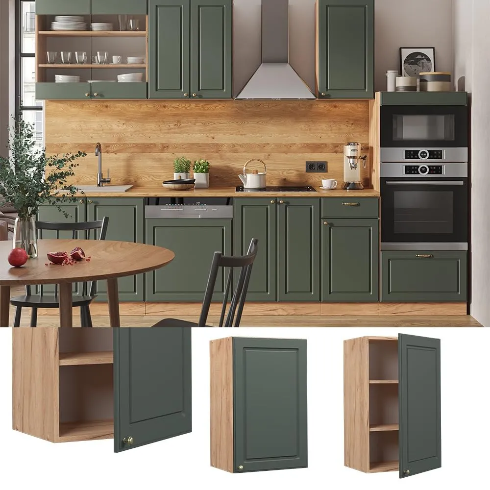 Vicco Pensile da Cucina Fame-Line, Verde-oro Country, 45 cm - immagine 2