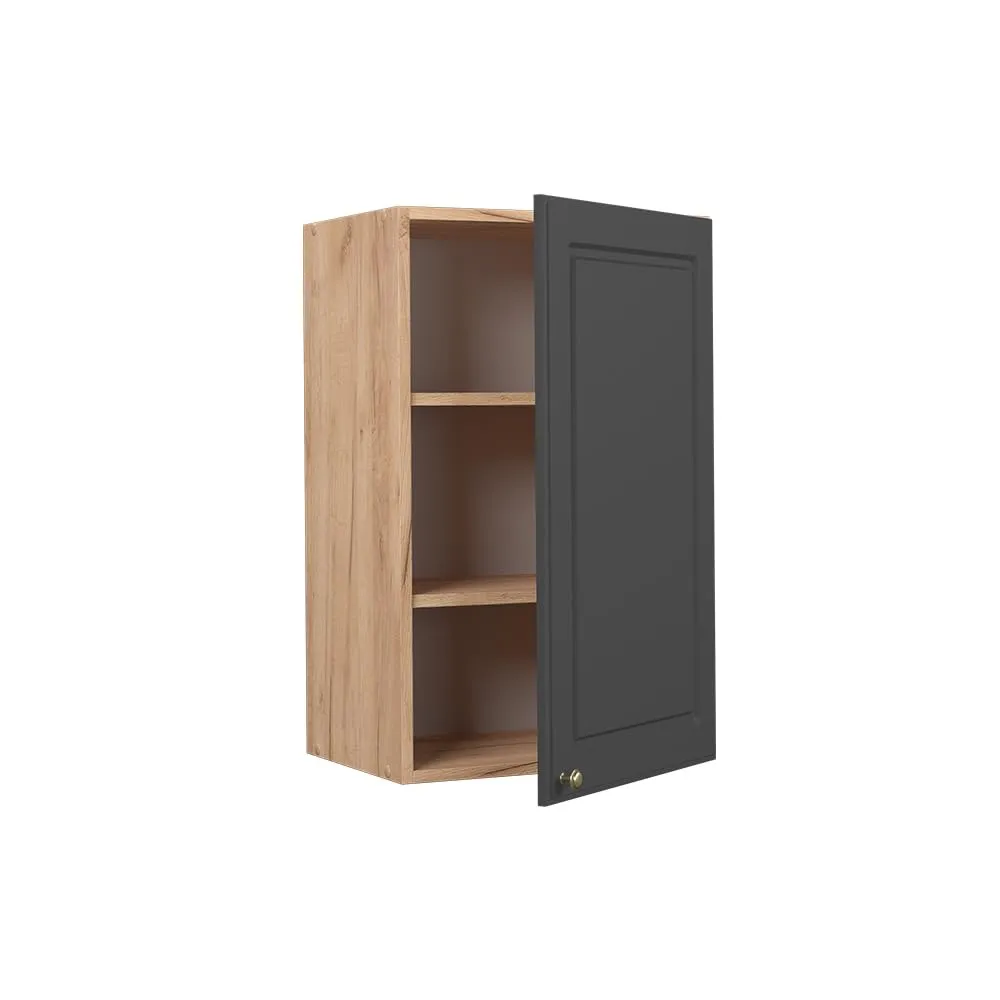 Vicco Pensile da cucina Fame-Line, Antracite-oro, 45 cm - immagine 4