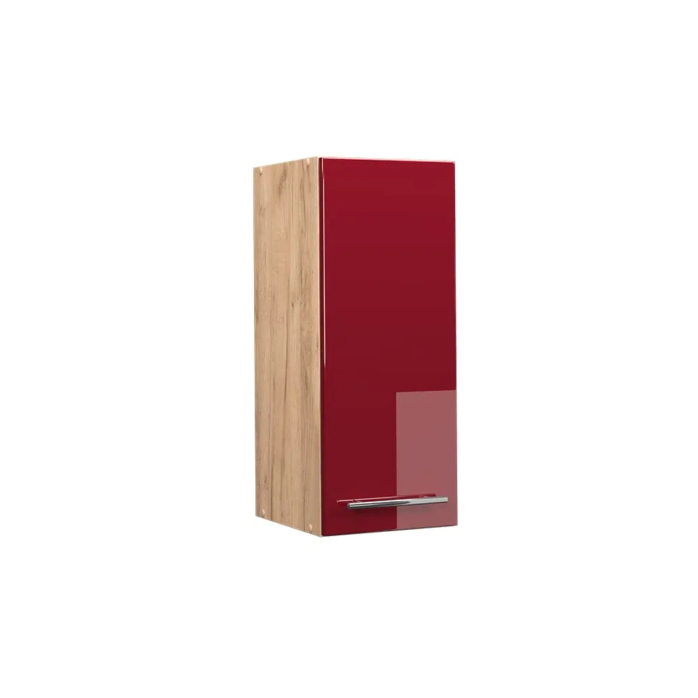 Vicco Pensile da cucina Fame-Line, Bordeaux lucido, 30 cm - immagine 1