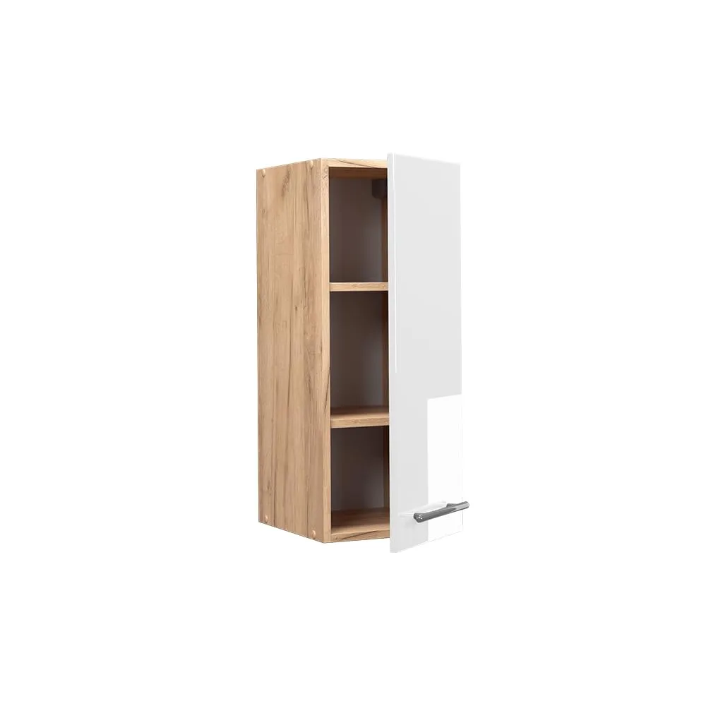 Vicco Pensile da cucina Fame-Line, Bianco lucido, 30 cm - immagine 4