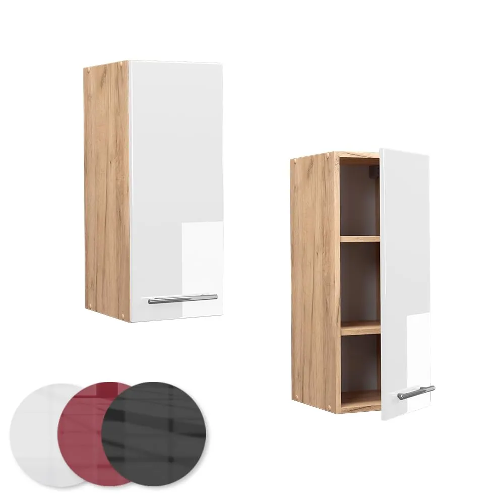 Vicco Pensile da cucina Fame-Line, Bianco lucido, 30 cm - immagine 5