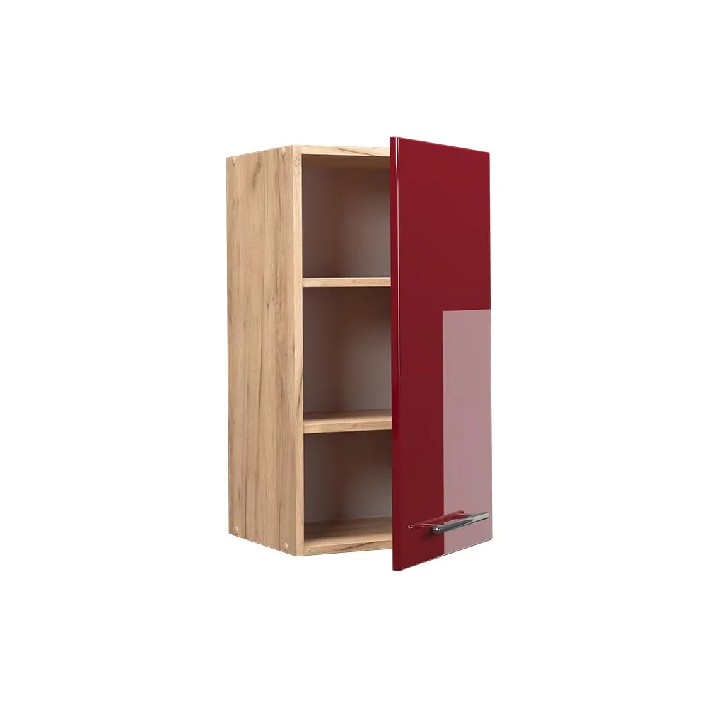 Vicco Pensile da cucina Fame-Line, Bordeaux lucido, 40 cm - immagine 4