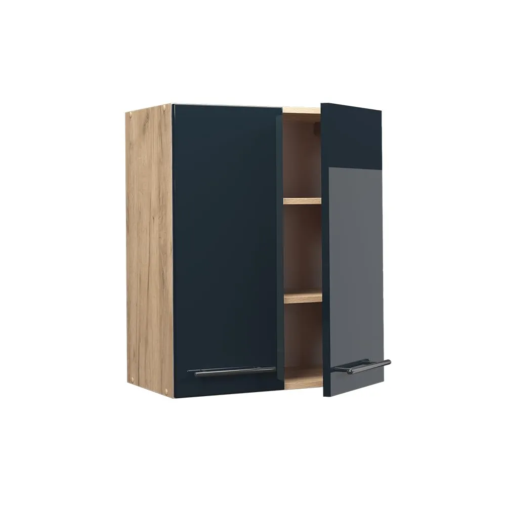 Vicco Pensile da Cucina Fame-Line, Blu Scuro Lucido, 60 cm - immagine 4