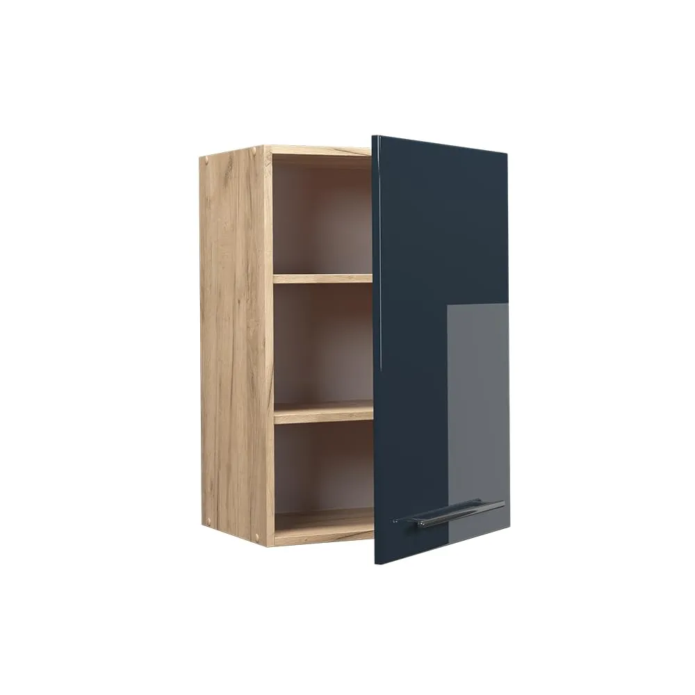 Vicco Pensile da Cucina Fame-Line, Blu Scuro Lucido, 50 cm - immagine 4