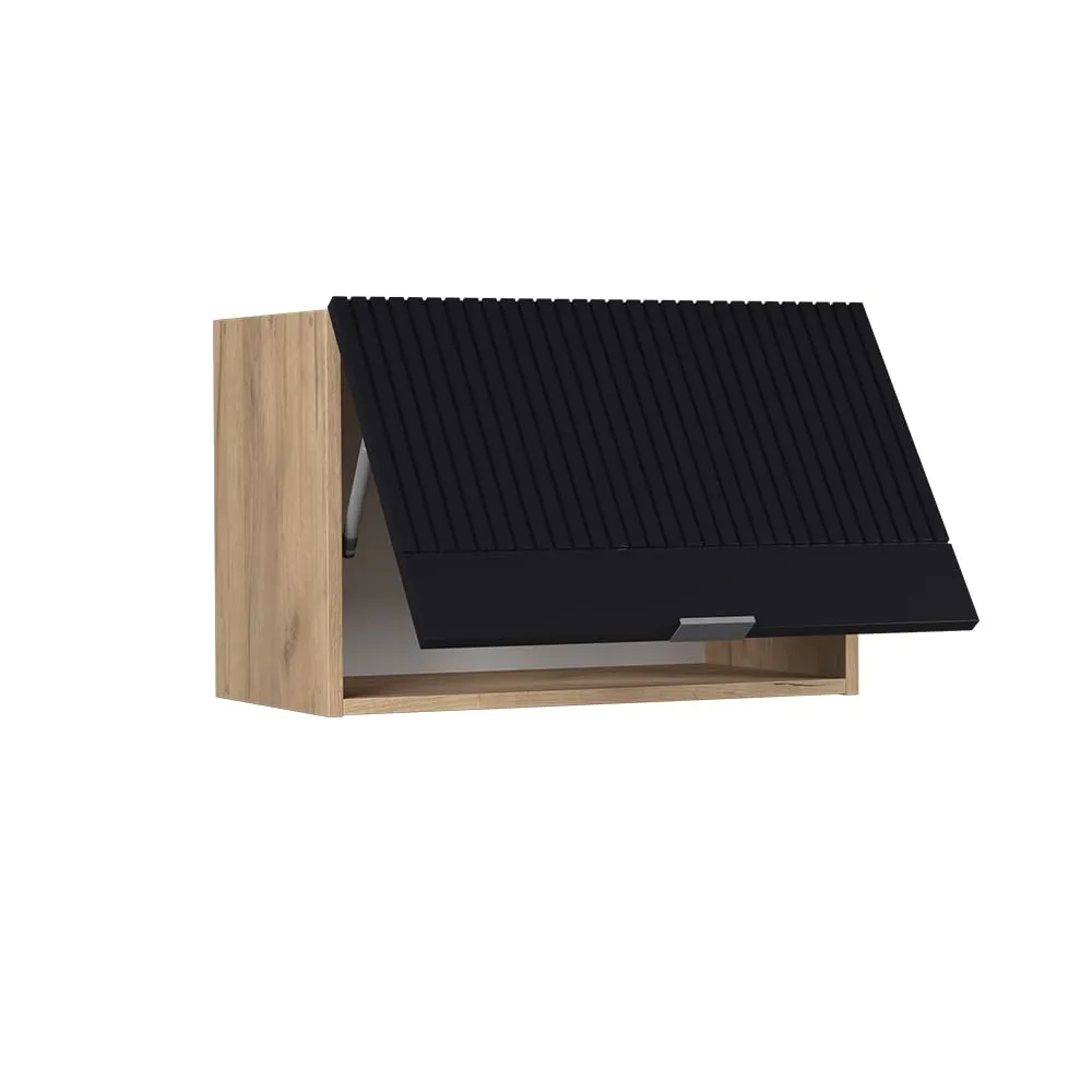 Vicco Pensile da Cucina Fame-Line, Nero Rigato, 60 cm - immagine 4