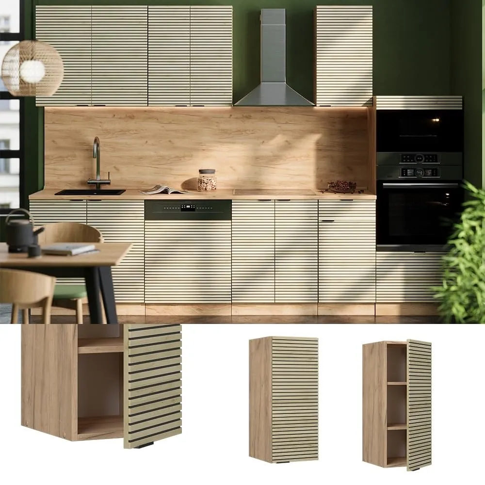 Vicco Pensile da cucina Fame-Line, Pannello in quercia, 30 cm - immagine 2