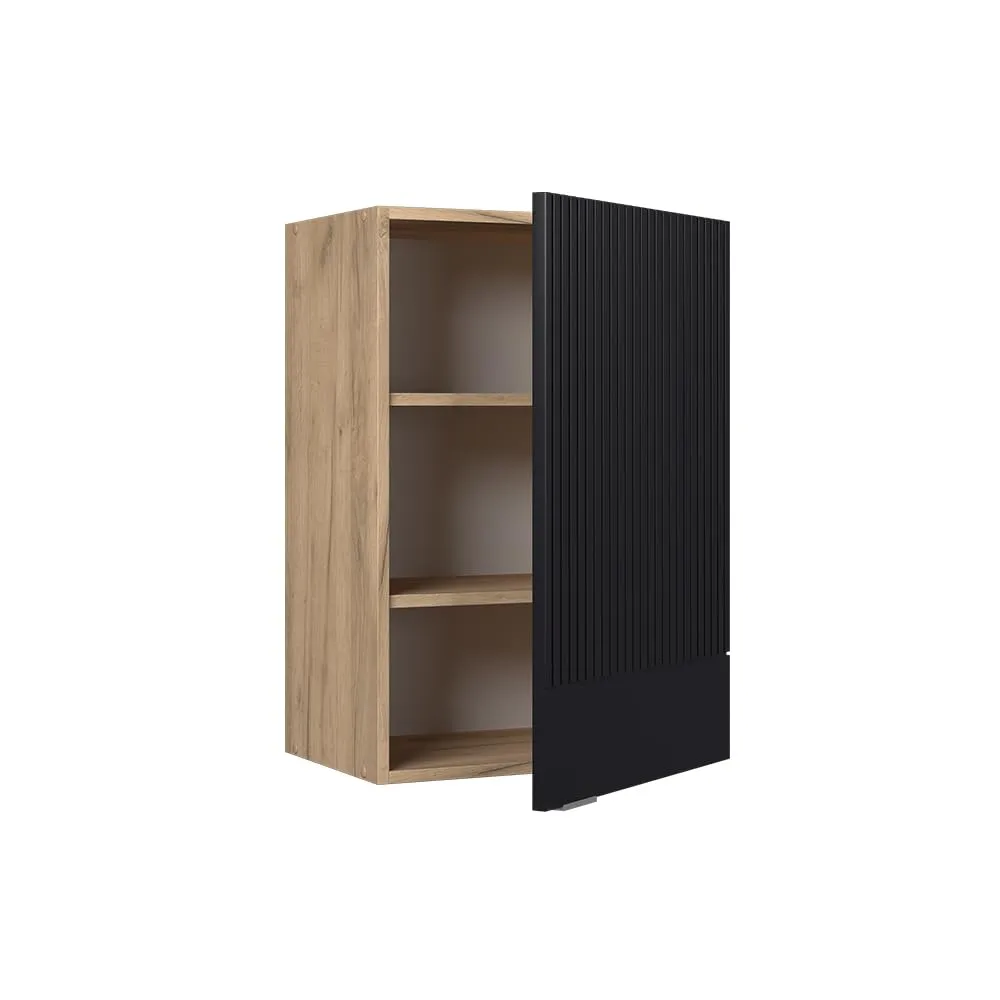 Vicco Pensile da cucina Fame-Line, Nero rigato, 50 cm - immagine 4