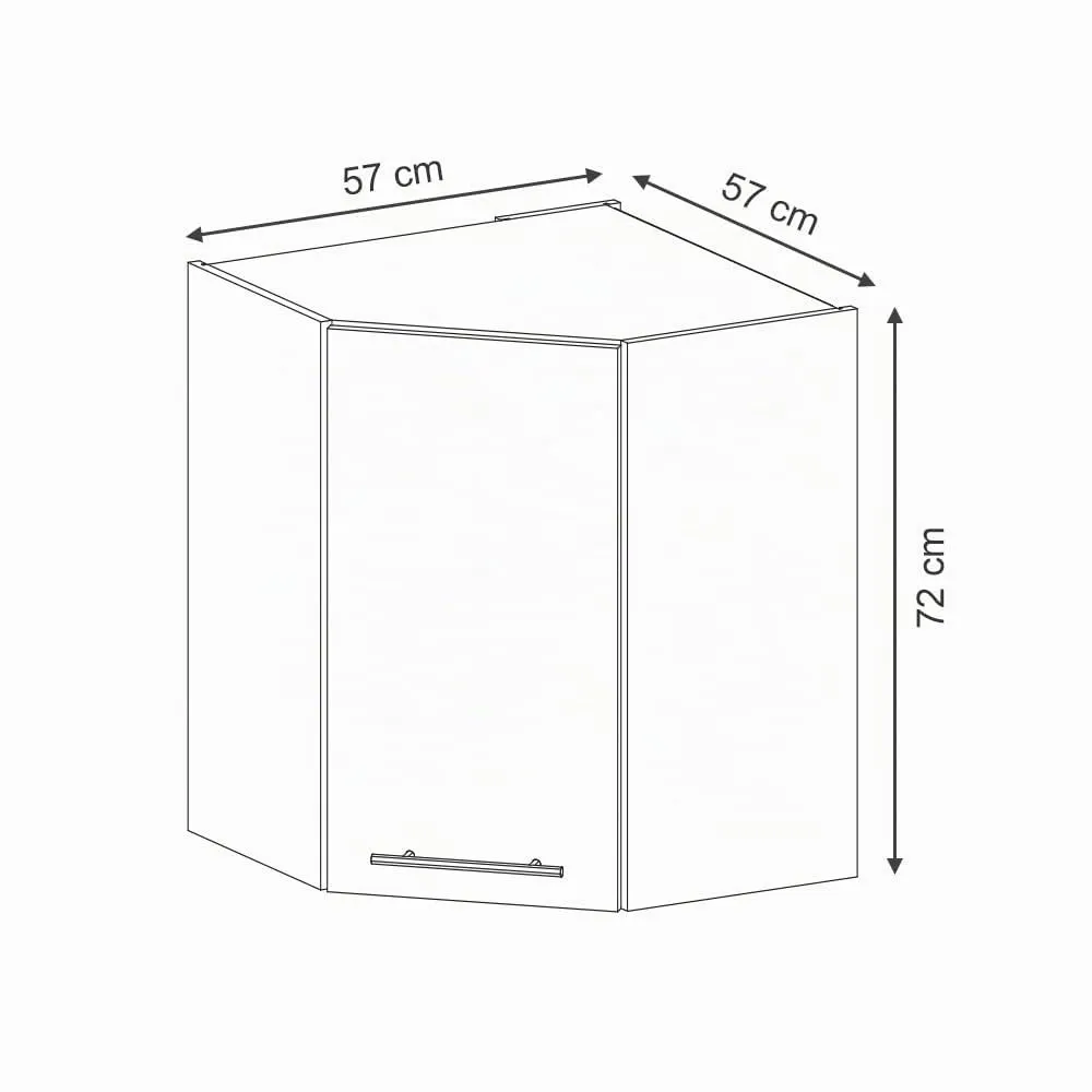 Vicco Mobile angolare da cucina Fame-Line, Pannello in quercia, 57 cm - immagine 2