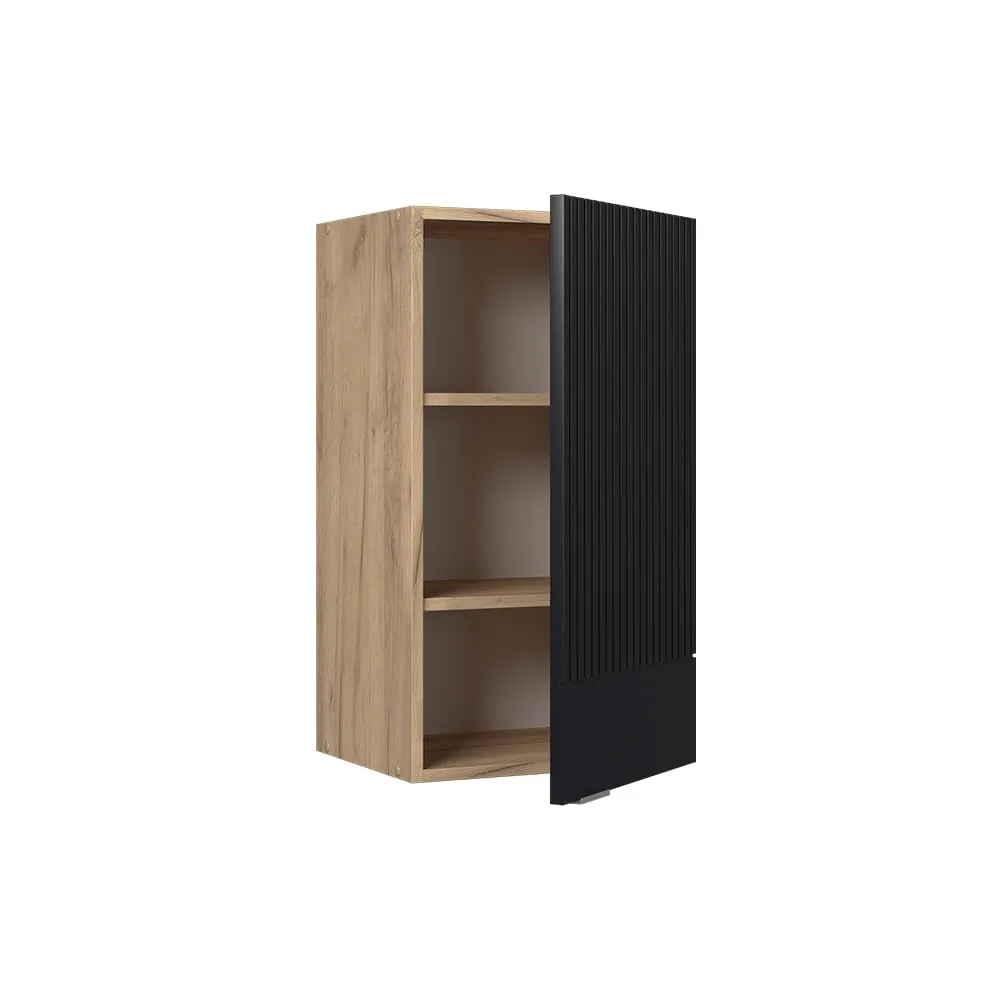 Vicco Pensile da cucina Fame-Line, Nero rigato, 40 cm - immagine 4