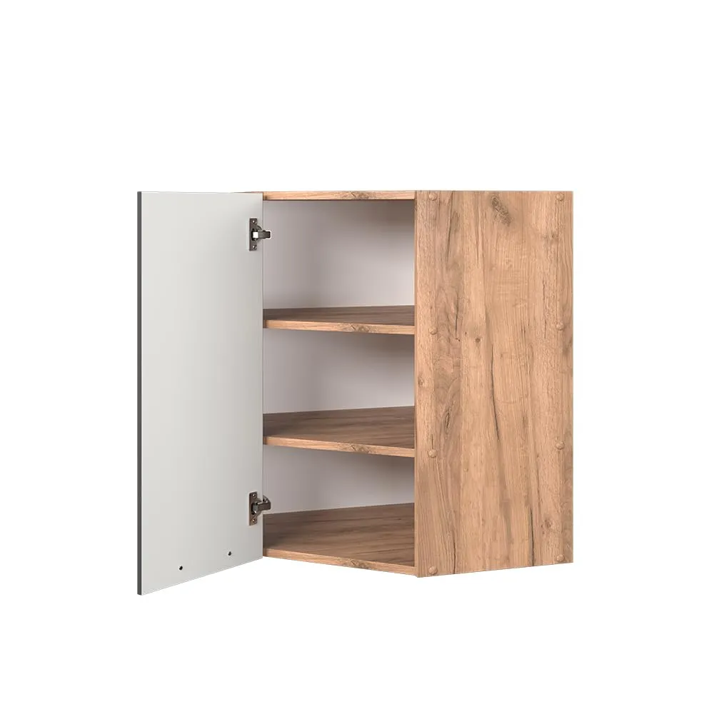 Vicco Fame-Line Mobile Angolare da Cucina, Bianco Country, 57 cm - immagine 4