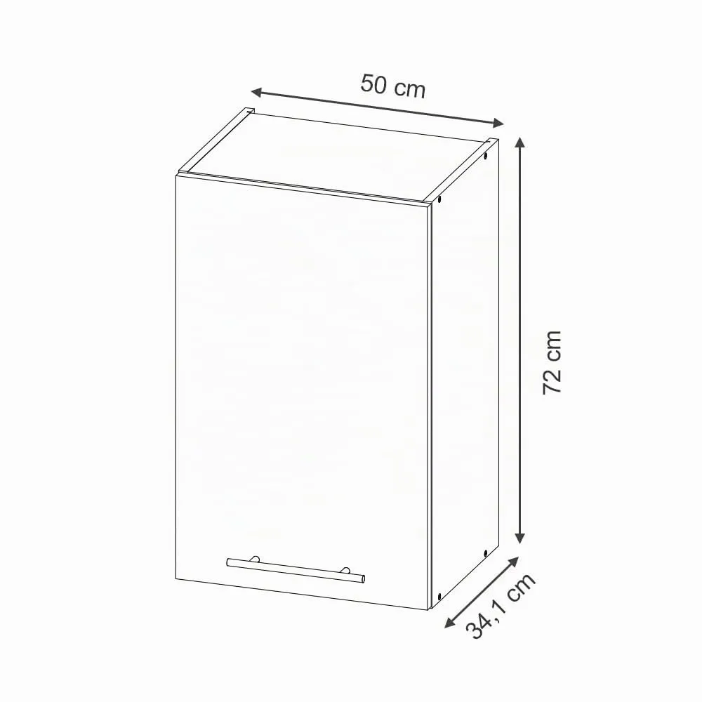 Vicco Pensile da cucina Fame-Line, Rovere dorato, 50 cm - immagine 3