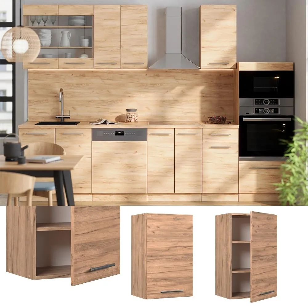 Vicco Pensile da cucina Fame-Line, Rovere dorato, 45 cm - immagine 2