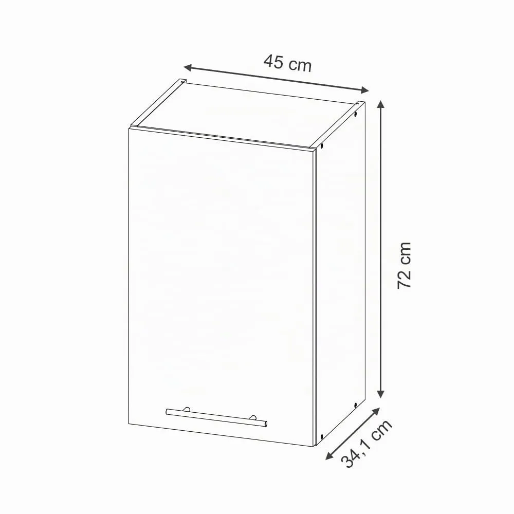 Vicco Pensile da cucina Fame-Line, Rovere dorato, 45 cm - immagine 3