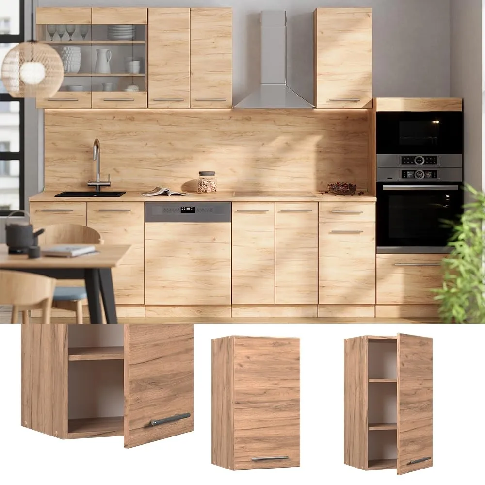 Vicco Pensile da cucina Fame-Line, Rovere dorato, 40 cm - immagine 3
