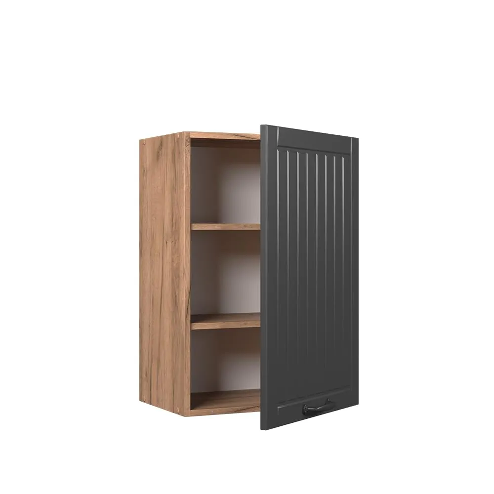 Vicco Pensile da Cucina Fame-Line, Grigio Scuro, 50 cm - immagine 4