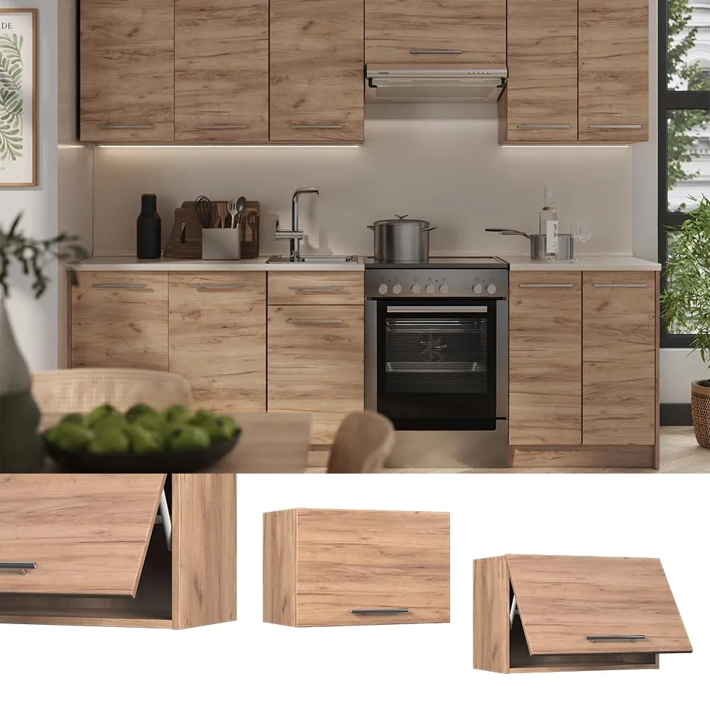 Vicco Pensile da cucina Fame-Line, Rovere dorato, 60 cm - immagine 2