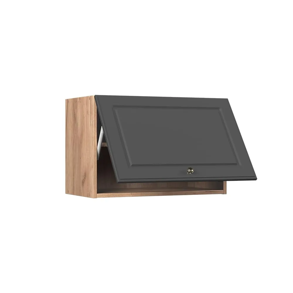 Vicco Pensile da cucina Fame-Line Antracite Country/Rovere Dorato 60 cm - immagine 5