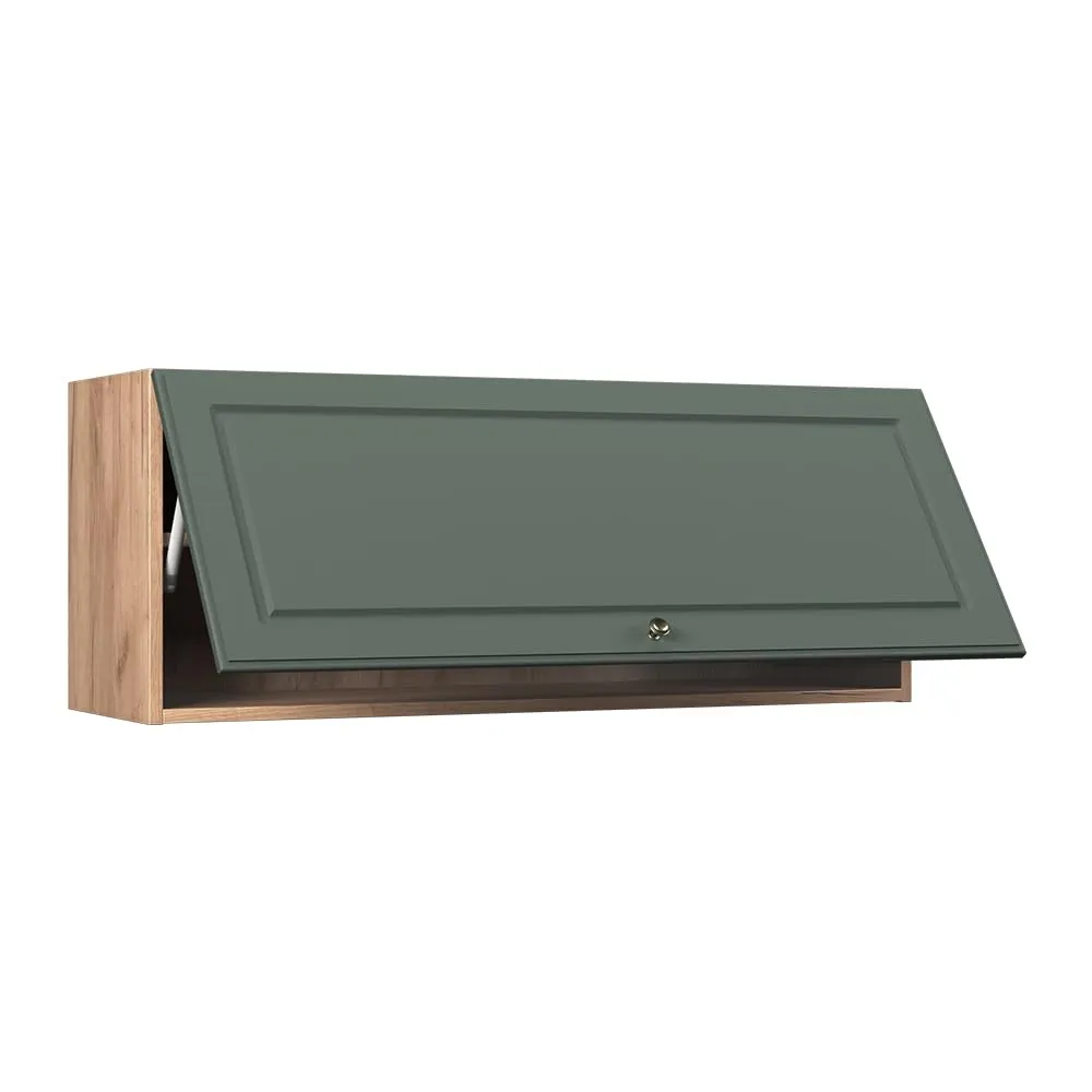 Vicco Pensile da Cucina Fame-Line Verde-oro Country/Rovere Dorato 100 cm - immagine 5