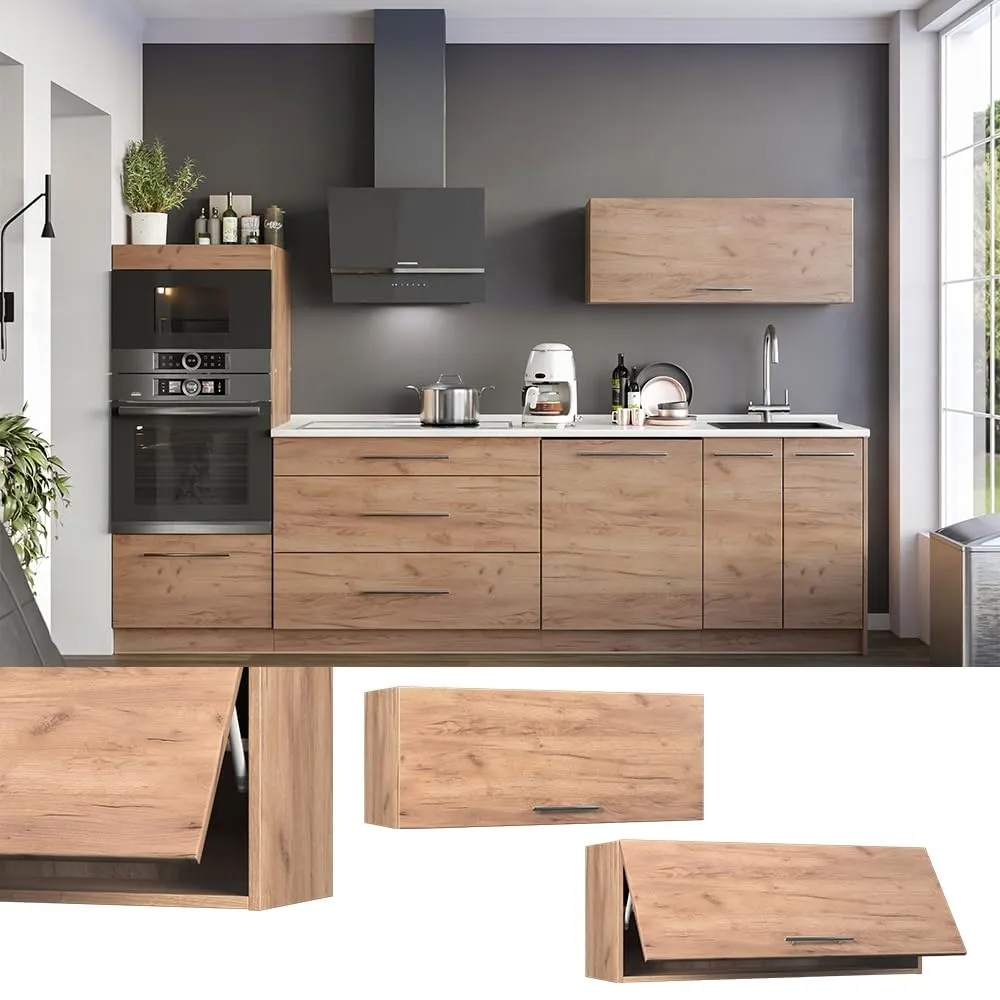Vicco Pensile da cucina Fame-Line, Rovere dorato, 100 cm - immagine 2