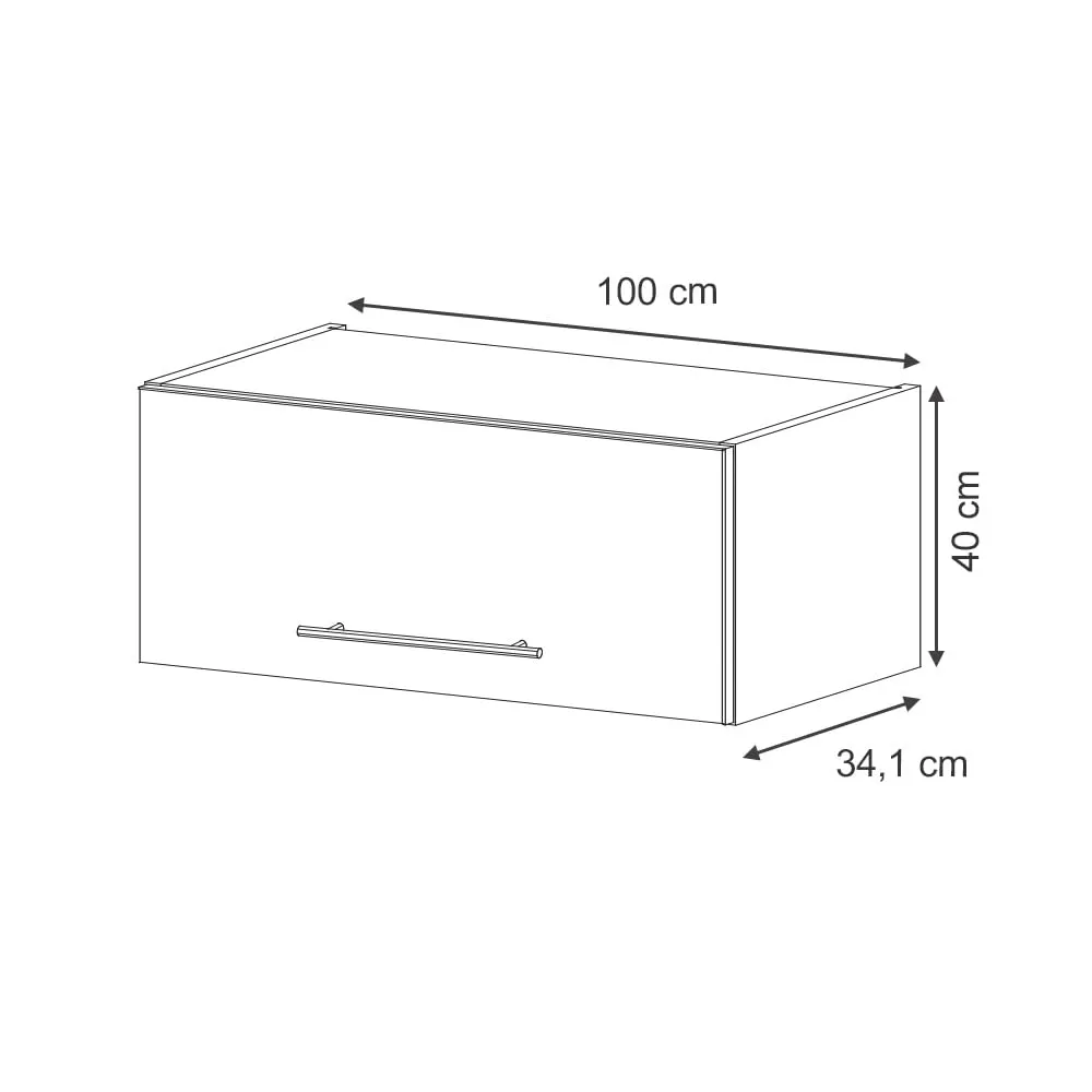 Vicco Pensile da cucina Fame-Line, Rovere dorato, 100 cm - immagine 3