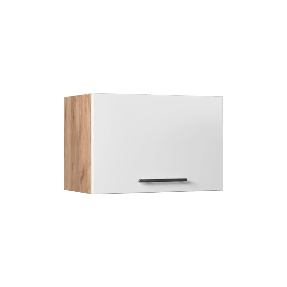 Vicco Pensile da cucina Fame-Line, Bianco lucido/Rovere dorato, 60 cm - immagine 1