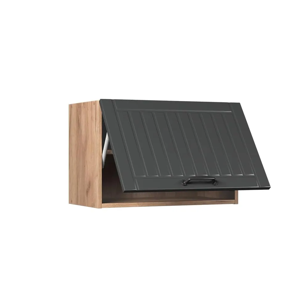Vicco Pensile da cucina Fame-Line, Grigio scuro/Rovere dorato, 60 cm - immagine 5