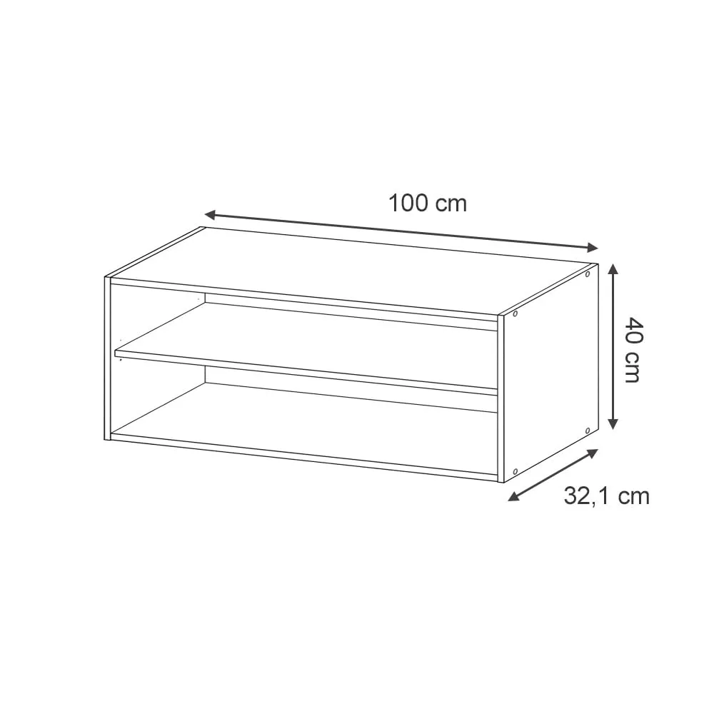 Vicco Pensile da cucina Fame-Line, Rovere dorato, 100 cm - immagine 2