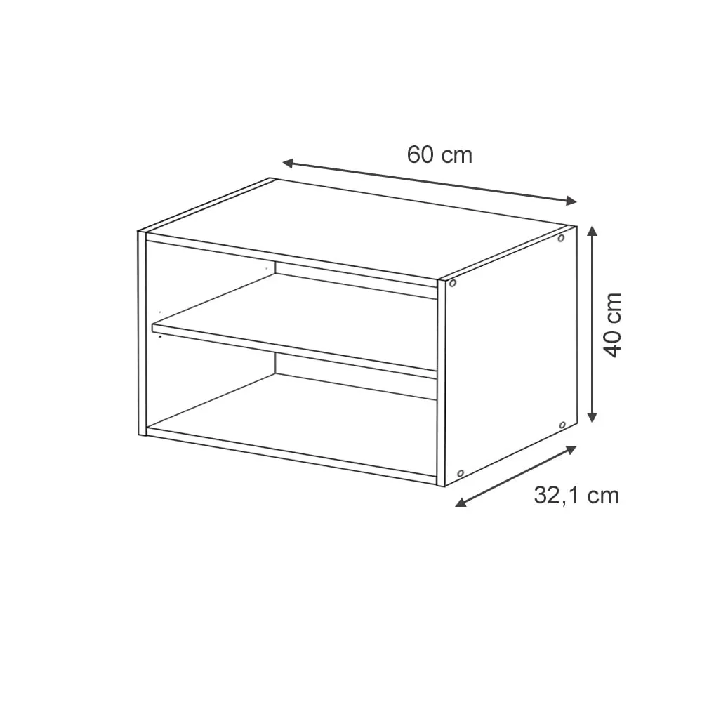 Vicco Pensile da cucina Fame-Line, Rovere dorato, 60 cm - immagine 3