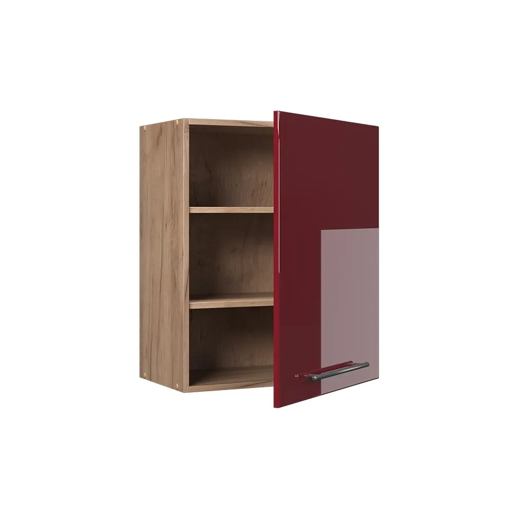 Vicco Pensile da cucina Fame-Line, Bordeaux lucido, 60 cm - immagine 5