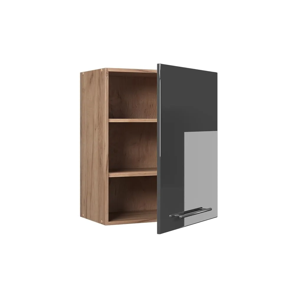 Vicco Fame-Line Pensile da Cucina, Antracite Lucido, 60 cm - immagine 4