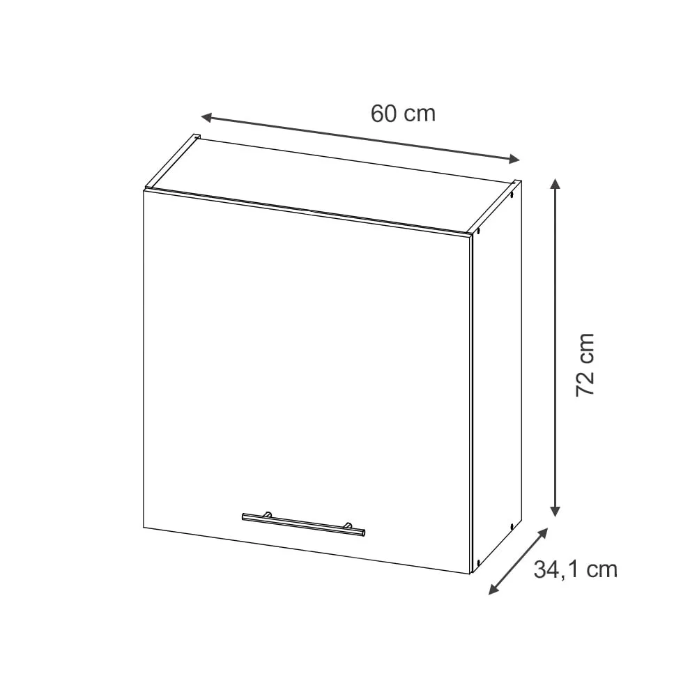 Vicco Pensile da Cucina Fame-Line, Rovere Dorato, 60 cm - immagine 2
