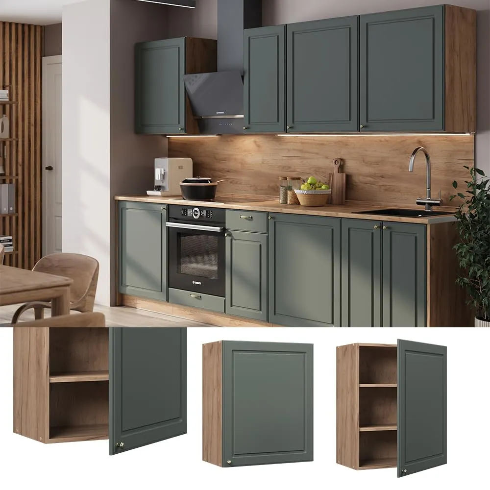 Vicco Pensile da cucina Fame-Line, Verde-oro country, 60 cm - immagine 3