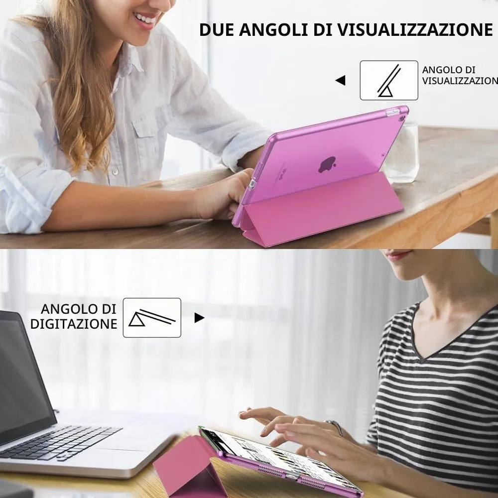 MoKo Cover for iPad 9th/8th/7th Gen 10.2", Lampone - immagine 6