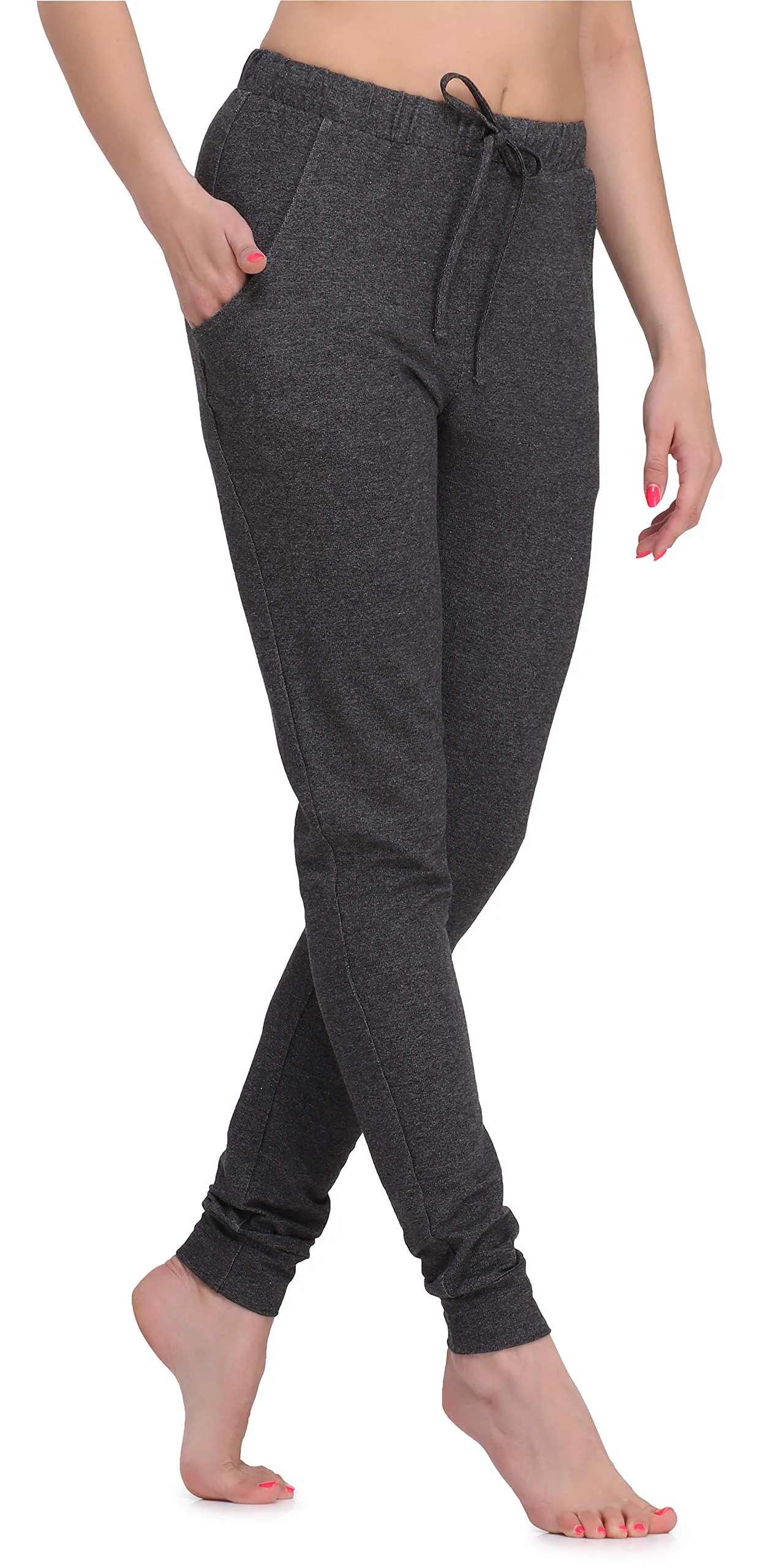 Merry Style Pantaloni Tuta Donna MS10-277 Melange Scuro XS - immagine 4