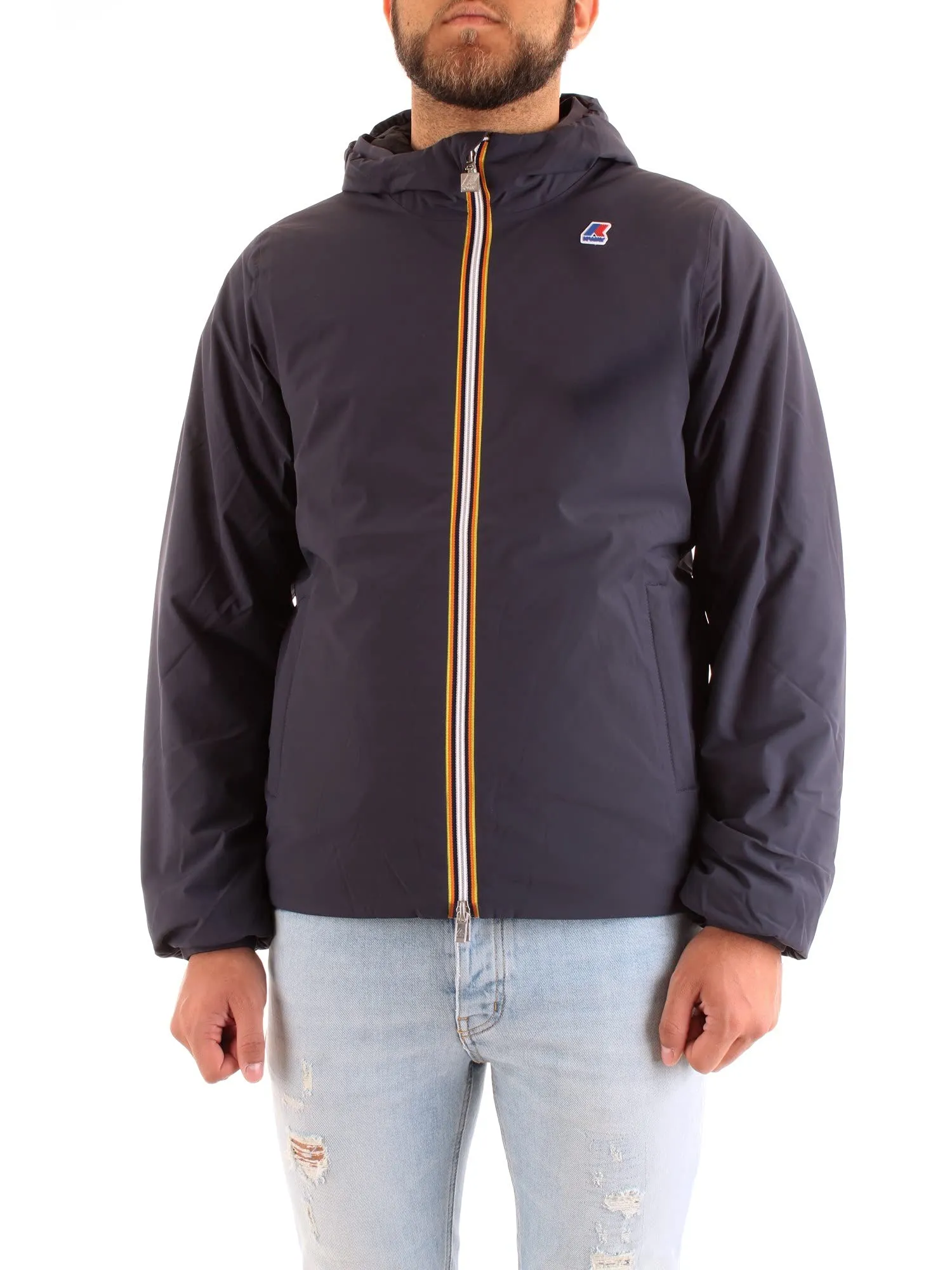 K-Way K111JKW Giubbotto Corto Uomo Blu S - immagine 1